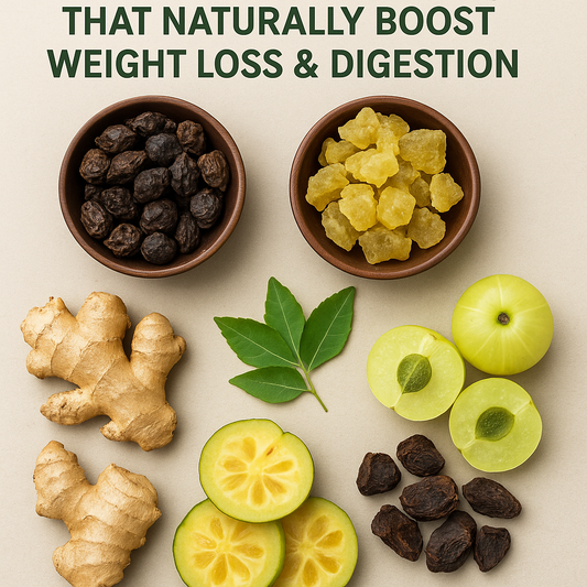 5 Powerful Ayurvedic Herbs That Naturally Boost Weight Loss & Digestion