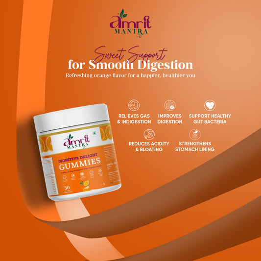 Amrit Mantra Gut Health Gummies | Digestion Support | Triphla & Probiotic